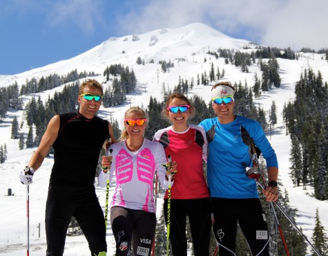 SMST2 team representing in Bend! Andy, me, Sophie and Simi (Fish photo)