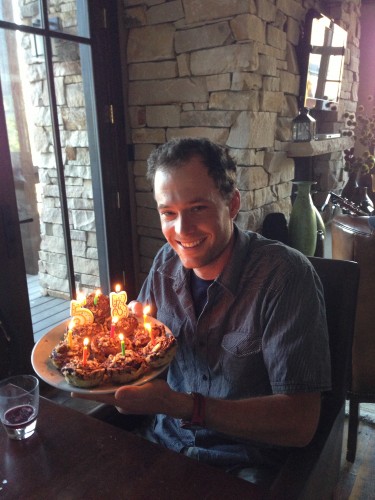 Matt's birthday cupcakes (no, he didn't really turn 53)