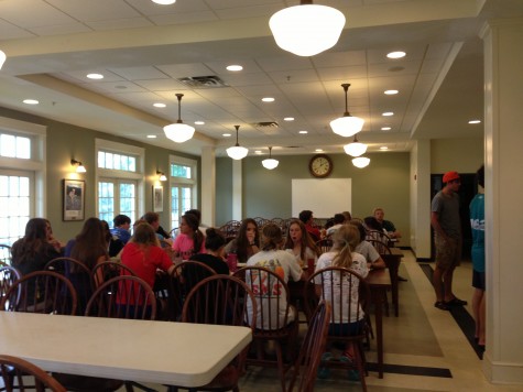 The dining hall, where all the juniors get quality meals by the motorcycle-riding lunch lady (she rocks)!