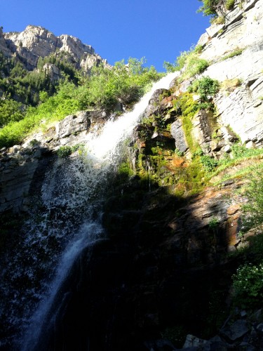 One of the falls near the bottom of Timp