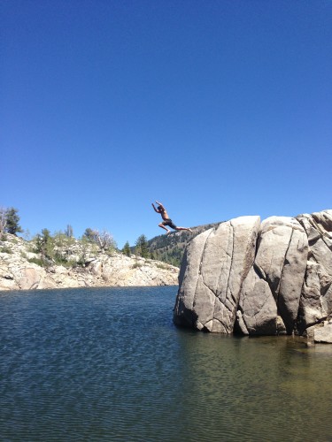 Nick taking a leap