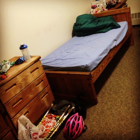 Dorm room living! I missed this phase of my life, so this is pretty fun for me