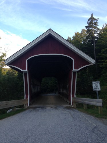One of the many covered bridges out east