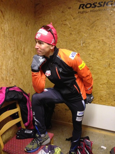 Das Hoff, contemplating life, skiing, Norway, his new headgear sponsor...big things