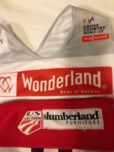 It sure was nice of them to find the Norwegian version of my headgear sponsor for the race bibs!