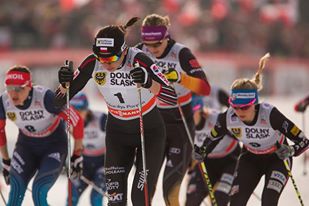 The start of the classic race (photo from the Sklarska Poreba World Cup FB site)