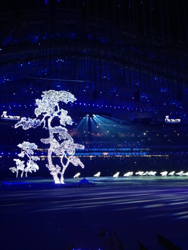 Pyeong Chang put on a cool show highlighting the upcoming games in 2018!