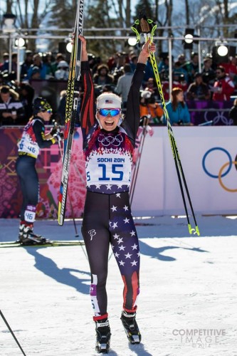 So happy to have finished my first Olympic race! (photo by Paul Philips)