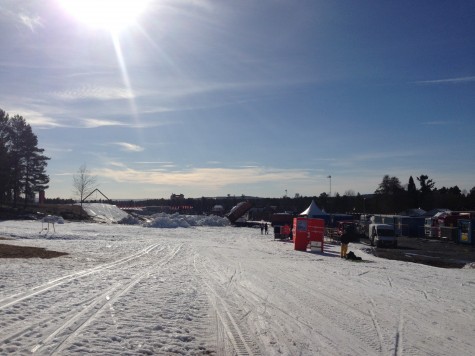 The sun is out in Falun!