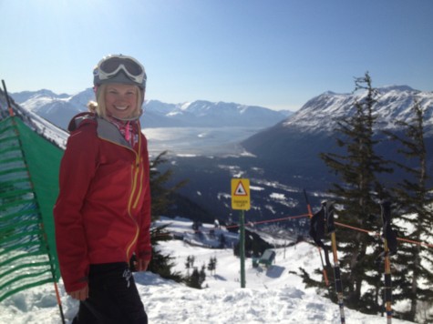 I love the view from the slopes at Alyeska!