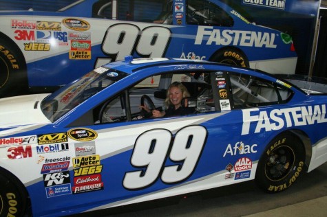 Testing out the Fastenal Team Race Car...
