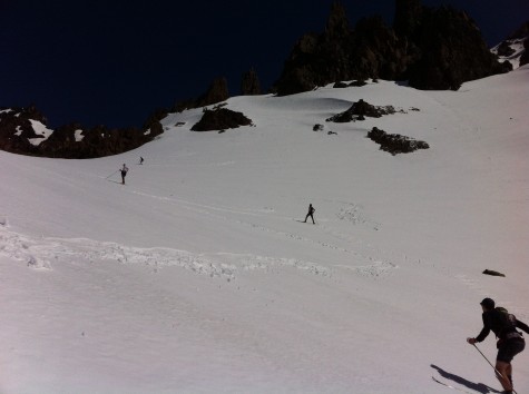 Whew! Great uphill practice (photo from Liz)
