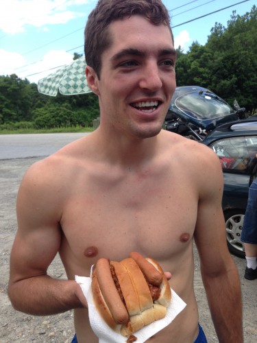 When you're about to turn 21, you should probably celebrate it with chili dogs post-workout!