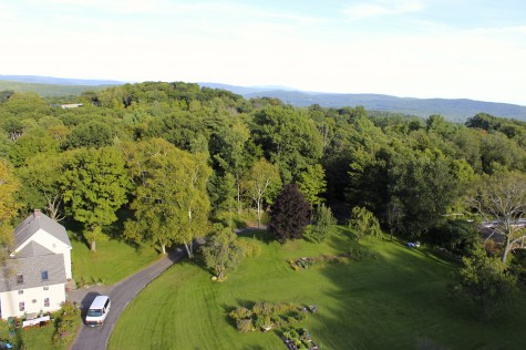 View over the house from the top! (photo by Annie P.)