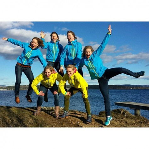 I'm going to miss goofing off with these girls! Ida, Sophie, Sadie, Me, Kikkan and Liz (photo from Noah)