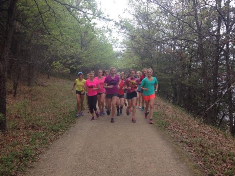 On a run in the Afton state park (photo from Caitlin)