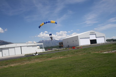 The landing was so smooth! (photo from SkydiveOgden)
