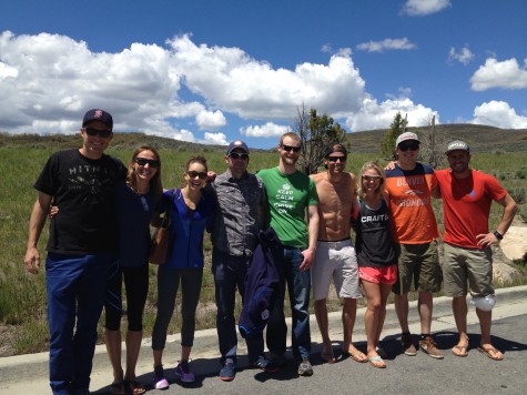 Our jumping crew! Matt, Sophie, Sarah, Jason, Michael, Andy, Me, Marvin and Simi (photo from Liz)