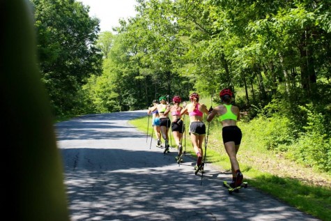 The girls on a roll through upstate New York (photo from Cork/Pat)