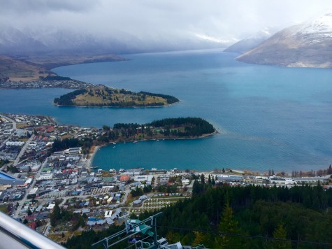View over Queenstown (photo from Anouk)