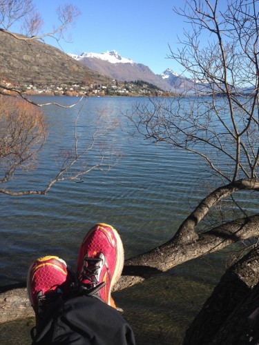 My view of Queenstown from my napping tree