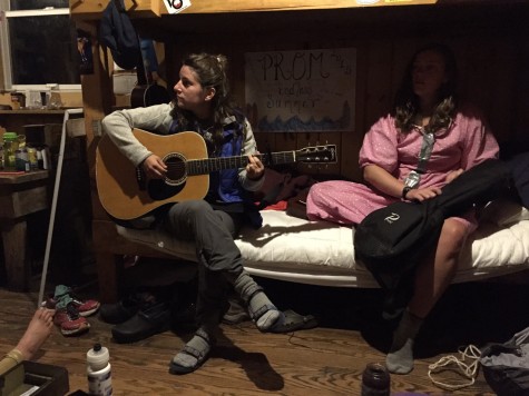 Songs on the guitar before bed! (photo from Annie P)