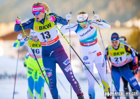 A sweet sprinting shot from my quarterfinal in Davos (photo by Marcel Hilger)