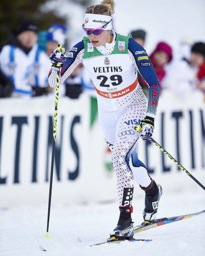 Getting my classic sprint on! (photo from Nordic Focus)