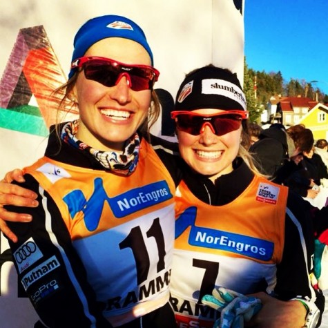 Sophie and I - first time qualifiers in Drammen! (photo from Sophie)