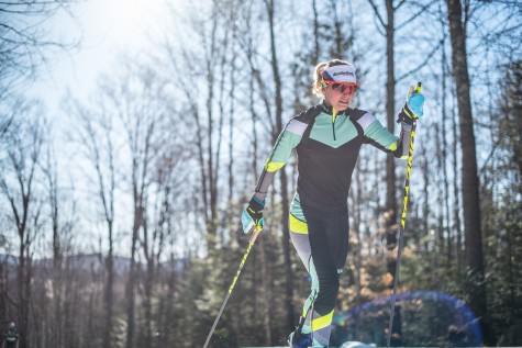 One of the new race suits - this one's my favorite! (photo by Kris Dobie - he came out to Craftsbury and was super awesome doing a photo shoot for Podiumwear last week)