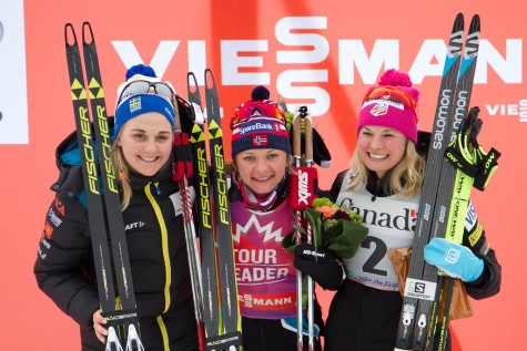 Podium girls in Gatineau! (photo by Reese Brown)