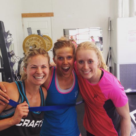 Strenght training with these two - Kari and Ragnhild! (photo from Roar)