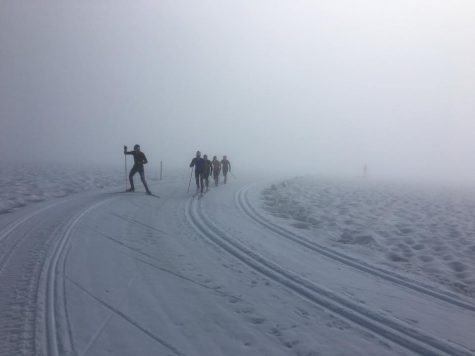 ...and not every day is amazing! Fog during intervals (photo from Zuzana)