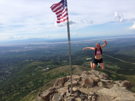 Up on top of Flat top mountain on an afternoon recovery run! (photo from Jason Cork)