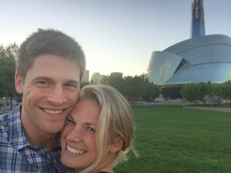Wade and I checking out the Forks in Winnipeg! 