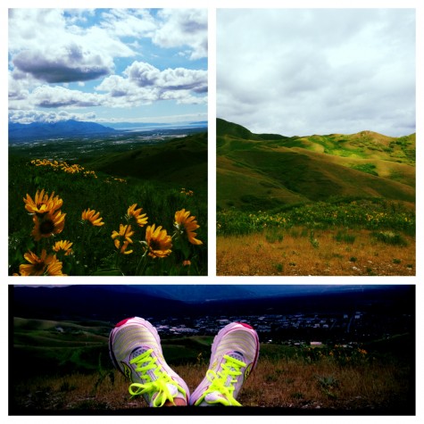 My unplanned yet totally beautiful run above Salt Lake City